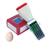 Kit de Marquage d'Œufs,Tampon Dateur,Kit Tampon Encreur-Dateur Pour Marquer les Œufs-Encre Rouge-Certificat de Qualité de l'Encre Livré (1PCS)