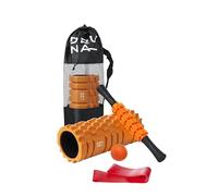 Kit de Massage 4 en 1 Rouleau de Massage Musculaire avec Bâton et Balles de Massage pour Récupération et Relaxation Profonde - Fitness Yoga Pilates