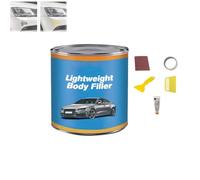 Kit de mastic de carrosserie léger à séchage rapide - Mastic de carrosserie en fibre de verre à séchage rapide avec durcisseur pour la réparation automobile (Standard)