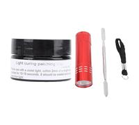 Kit de mastic de durcissement léger 50g Adhésif de remplisge de réparation à plusieurs uges de solidification rapide avec lumière pour imprimés 3D Crafts Nails Fiber Resin Resin