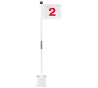 Kit de mât de drapeau de golf, Kit de tasse de maintien de drapeau de golf pour pratiquer | Accessoires de golf portables pour les amateurs de golf à pratiquer dans jardin arrière jeu de bander