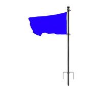 Kit De Mât De Drapeau,Hauteur Reglable 1.2 Metre Poteau Sol - Système Anti-Enroulement pour Particuliers et Professionnels,Pour Événements Sportifs Cours Écoles Campings Individus Patriotes Jardins