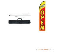 Kit de mât de drapeau VEVOR, longueur 4,4 m, 3 sets, poids plume 5,6 kg , Open1set 5,07 lbs