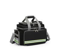 Kit De Matériel De Prévention D'urgence Contre Les Épidémies,Trousse Médicale En Tissu Oxford Imperméable,Trousse De Premiers Soins,Pilulier De Camping,Médecins(Black)