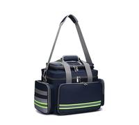 Kit De Matériel De Prévention D'urgence Contre Les Épidémies,Trousse Médicale En Tissu Oxford Imperméable,Trousse De Premiers Soins,Pilulier De Camping,Médecins(Navy blue)