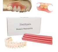 Kit de matériel de prothèse pour réparer les dents manquantes ou les fausses dents de dentier complet