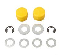 Kit de matériel de roue avant de tondeuse à gazon, 1 jeu de pièces de rechange pour L100 L105 L107 L108 L110 L111 L118 L120 L130 Series Easy Install Garden Tool