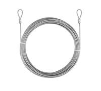 Kit de matériel for Voile d'ombrage rectangulaire et carré, 4 pièces, câble métallique en Acier Inoxydable 304, Corde à Linge de Remplacement