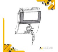 Kit de mécanisme de fermeture SHAD grigio titanio Premium SH48 D1B482PMAR