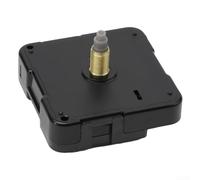 Kit de mécanisme de réparation d'horloge murale avec pièces de rechange à piles pour fabrication d'horloges silencieuses (aiguilles noires et rouges)