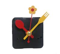 Kit de mécanisme d'horloge à quartz silencieux à monter soi-même avec tige longueur 23,5 mm, longueur du filetage 15 mm, pour panneau d'horloge épaisseur 8-12 mm, pièces de rechange pour horloge
