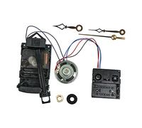 Kit de mécanisme d'horloge pendule avec haut-parleur de boîte à musique, pièces de rechange pour fabrication d'horlogerie, longueur de tige de 17 mm pour panneaux de 2 à 7 mm
