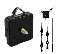 Kit de Mécanisme Horloge Murale Quartz Silencieux 16 mm avec Aiguilles, Mouvement Horlogerie Durable pour Réparation et DIY, Pièces de Rechange pour Cadrans Muraux Classiques et Modernes