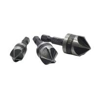 Kit de mèches à lamifier - Lot de 3, Acier au Carbone de Précision, 90 Degrés | Mèche à fraiser et coupe-chevilles en bois,Pour menuisiers, charpentiers, fabrication de meubles et travaux de