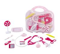 Kit de médecin pour Enfants, Ensemble de Jeu Simulation 12 pièces avec étui Transport Robuste - Jouet Jeu rôle imaginatif pour Les Tout-Petits et Les Enfants d'âge préscolaire, décorat