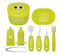 Kit de Médecin pour Enfants Jouet de Dentiste, 9 Pièces Outils de Dentiste Enfants Semblant Jouer Dentiste Vérifier Le Jouet de Modèle de Dent, Jouet