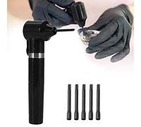 Kit de Mélangeur d'encre de tatouage noir électrique tatouage pigmentaire agitateur mélange pour tatouage maquillage permanent Microblading 5 bâtonnets d'agitation, 2 couleurs(noir)