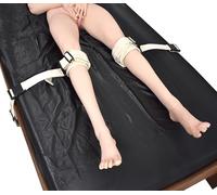 kit de menottes verrouillables avec fermeture à clic - coton doux, menottes de lit de bondage confortables pour hommes et femmes avec 4 clés, accessoires fétiches bdsm