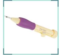 Kit de mercerie - V BESTLIFE - Aiguille de poinçon de broderie - 3 tailles - Acier inoxydable - Jaune et violet