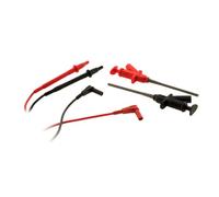 Kit de mesure: 2 grip-tests à pince + 2 cordons de sécurité coudés + 2 pointes de touches avec protection + 2 pointes lisses Ø2mm. - Zenitech