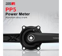 Kit de mesure de puissance ThinkRider PP5 4 boulons 110BCD 24mm avec capteur de cadence, axe en acier et manivelle 7075 pour Shimano Road 165mm