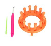 Kit de métier à tricoter rond, plastique, petit métier à tisser laine/chapeau pour enfants avec crochet