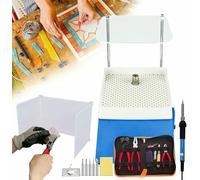 Kit de meuleuse automatique pour vitraux, meuleuse pour vitraux, pour bricolage, meulage et façonnage - Plan/Courbe/Coin arrondi