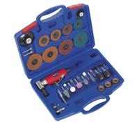 Kit De Meuleuse/Polisseuse D'Angle À Air Sealey 42 Pièces GSA674K