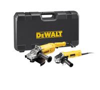 Kit de meuleuses - DEWALT - DWE494TWIN - 125 mm et 230 mm - 2400W et 900W - Filaire