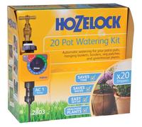 Kit de micro irrigation - HOZELOCK - 20 pots - Tuyau 15m - Contrôleur AC1