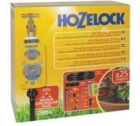 HOZELOCK - Kit d'Arrosage Goutte-à-Goutte pour 25 Pots : Système Autonome Complet avec son Programmateur Select Controller, Idéal pour Plantes en Pots et Bordures, Arrosage Économe en Eau [2804 1240]
