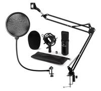 Kit de microphone - ELECTRONIC STAR - auna CM001B - Micro condensateur - Protection Pop - Perchette micro