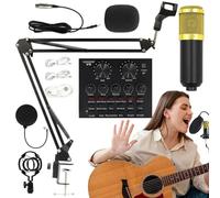 Kit de microphone en streaming - Condenseur USB de qualité studio, faisceau de streaming complet | Package de diffusion tout-en-un, accessoire de créateur de contenu, système d'enregistrement vocal, c