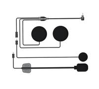 Kit de microphone pour casque de moto, 2 en 1, microphone dur et doux, USB-C, étanche, pour Y12 Pro, casque de moto avec coussinets d'oreille pour touring, motard, communication
