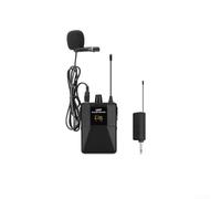 Kit de microphone sans fil UHF, ensemble de microphones sans fil portables pour chanter en direct, karaoké, église, fête, DJ PA (1 microphone Lavalier)