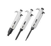 Kit de micropipette - Pipette à canal unique, pistolet à pipette numérique réglable de laboratoire, capacité de 2 à 20 µL, embouts inclus