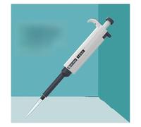 Kit de micropipettes Micropipette de laboratoire Pipette automatique Pipette en plastique réglable numérique Équipement de laboratoire de chimie avec embouts de pipette(Zwart)