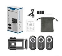 Kit de microscope 3 en 1 pour appareil photo de téléphone portable avec objectifs macro 100X/150X/200X et lumière LED pour une meilleure photographie de gros plan de petits détails (kit d'objectif 3