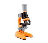 Kit De Microscope Biologique for Enfants Kit De Microscope LED Laboratoire Maison École Science Éducatif for Enfants Cadeau(Orange Set)