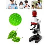 Kit De Microscope Éducatif Pour Enfants, Outil De Grossissement, École De Science, Ensemble Avec Pincettes, 1 Ensemble