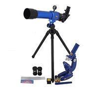 Kit de microscope scientifique et télescope pour enfants avec trépied - Explorez le ciel nocturne avec ce télescope astronomique et donnez à vos enfants
