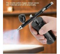 Kit de Mini aérographe à Air, compresseur de peinture, Nail Art, Double Action, alimentation par gravité, 0.3