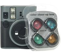Kit de mini filtres 4 couleurs pour appareil photo instantané Instax Mini 41, 4 filtres à effet spécial pour objectif gros plan, accessoires pour appareil photo