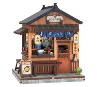 Kit de Mini-Maison Japonaise Booknook 3D en Bois - Puzzle à Monter soi-même pour débutants, décoration intérieure, pour Ados et Adultes 103 pièces.