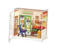 Kit de mini maison miniature Nitua House Kits vous permettent de montrer vos compétences artistiques et de créer des scènes attrayantes à partir de zéro. Où êtes-vous Mini Toys Staprint Mini House