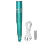 Kit de Mini-Stylo de Polissage Outdoorm, Micro-meuleuse électrique Rechargeable pour ponçage, Gravure et Loisirs créatifs A66pro (Verte)
