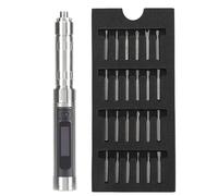 Kit de mini tournevis électrique rechargeable sans fil multifonctionnel avec écran à diode électroluminescente organique de 24 bits pour les projets de bricolage de réparation à