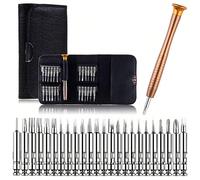 Kit De Mini Tournevis Magnétique 25 En 1, Embouts De Précision, Jeu De Tournevis Torx, Kit D'outils De Réparation D'ouverture Pour Téléphone Portable, Appareil Photo, Montre Pc ensembleCR-V