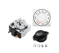 Kit de minuterie de chargeur de batterie de 120 minutes avec position de maintien, une étiquette de cadran de minuterie de 120 minutes est incluse, avec bouton et vis de montage, compatible avec