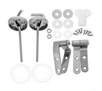Kit de mise à niveau de charnière de siège de toilette en acier inoxydable et ABS pour hôtels et chambres d'hôtes, installation sûre